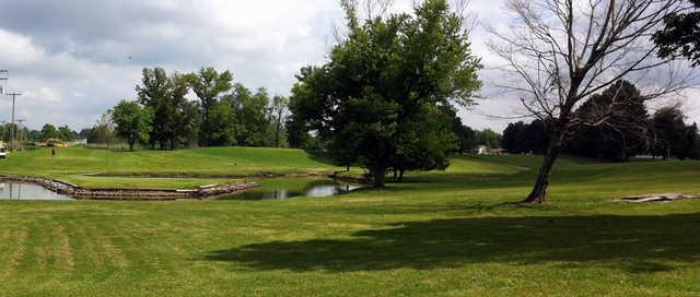A view of the 16th hole at Pine Lakes Golf Course.