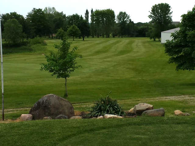 A view of a fairway at Dayton Ridge Golf Club.