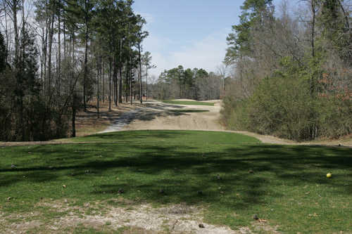 A view from the 6th tee (yellow) at Meadows Course from Traces Golf Club