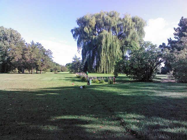 A view from a tee at Palisades Golf Course.
