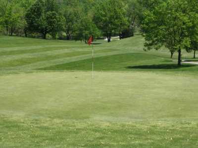 A view of hole #7 at Pasfield Golf Course.