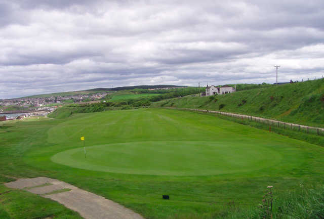 A view of the 3rd green at Cullen Golf Club.