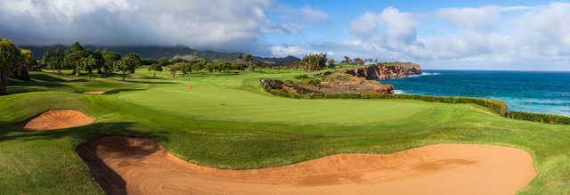 View of the 16th hole at Poipu Bay Golf Course