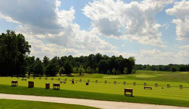 View of th practice facility from the TPC Potomac at Avenel Farm