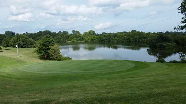 Scenic View Of The Well-Maintained Fairway At Don Williams Golf Course In Ogden, Ia