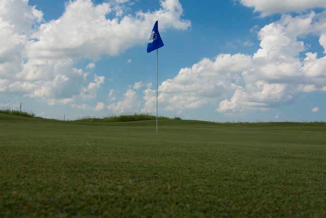 A view of a hole at Coffeyville Country Club.