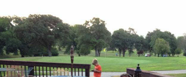 A view of a green at Meadow Lake Golf Club.