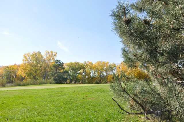 A view of a hole at Herington Country Club.