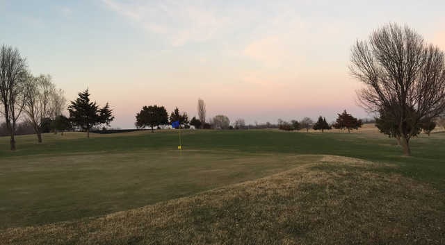 A view of a green at Mission Lake Country Club.