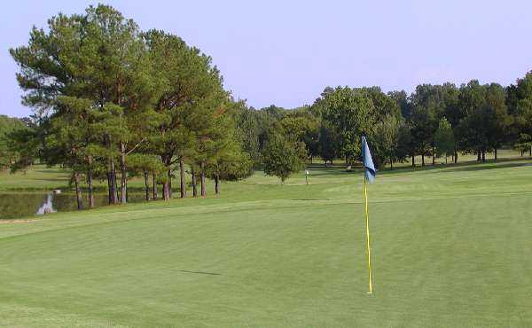 A view of green #18 at Star Fort Golf Club