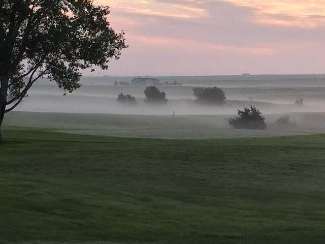 A view of a green at Cimarron Valley Golf Club.