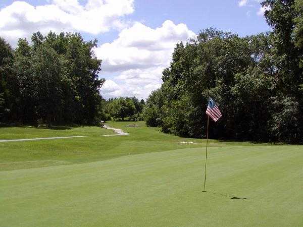 A view of hole #12 at Pinetuck Golf Course