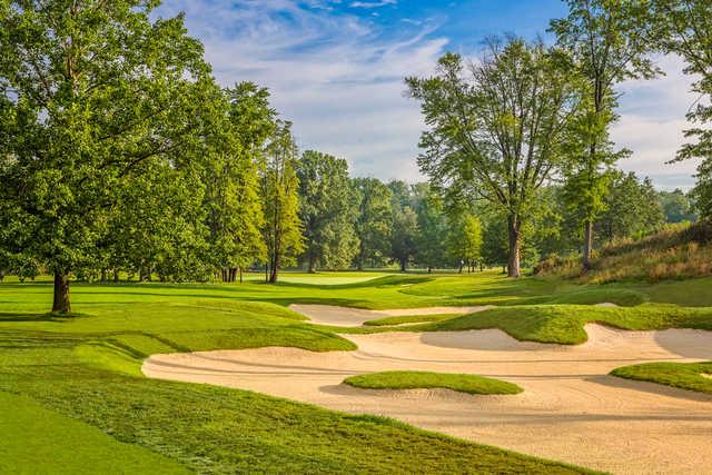 View of the 3rd green at Valley of the Eagles Golf Club