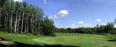 A view of a green at Irish Hills Golf Course.