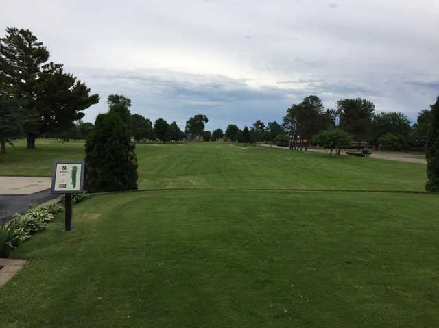 A view from a tee at Old Course Sauk Centre.