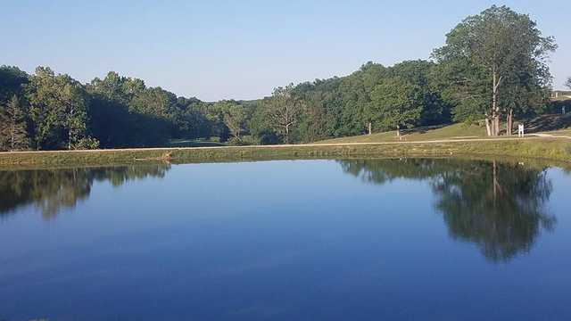 A view of hole #4 at River Valley Community Golf Course.