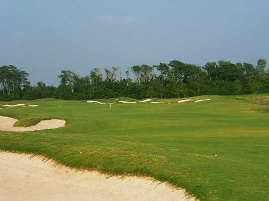 A view of the 17th green at The Beaufort Club