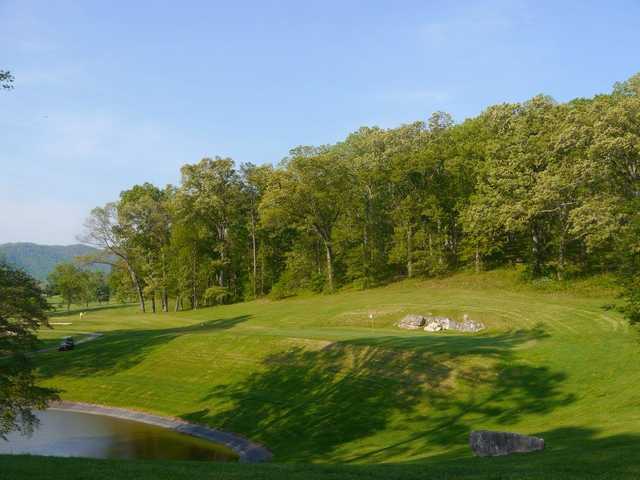 A view of a hole at LaFollette Country Club.