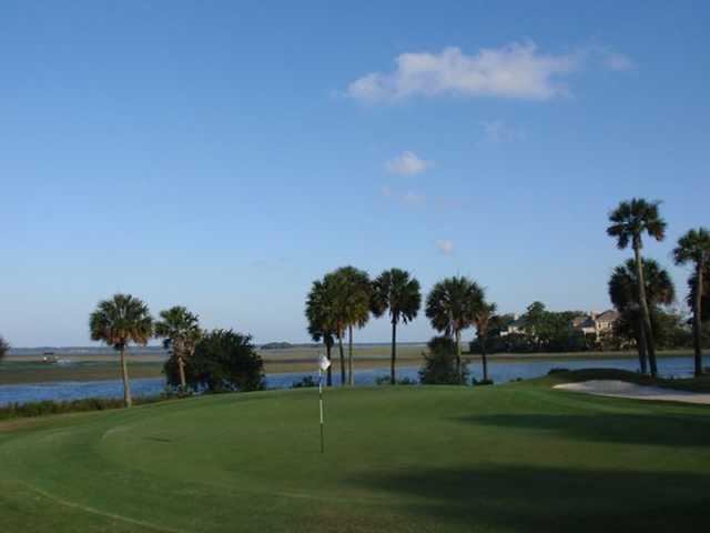 View from the opening hole at Old South Golf Links