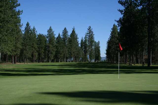A view of a hole at Chewelah Golf & Country Club.