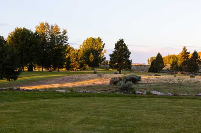 A fall day view from Banks Lake Golf Club.