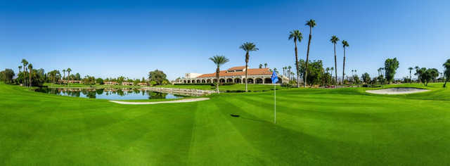 A view from a green at Palm Desert Resort Country Club