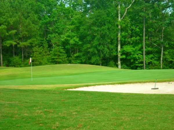 A view of the 17th green at Falls Village Golf Course