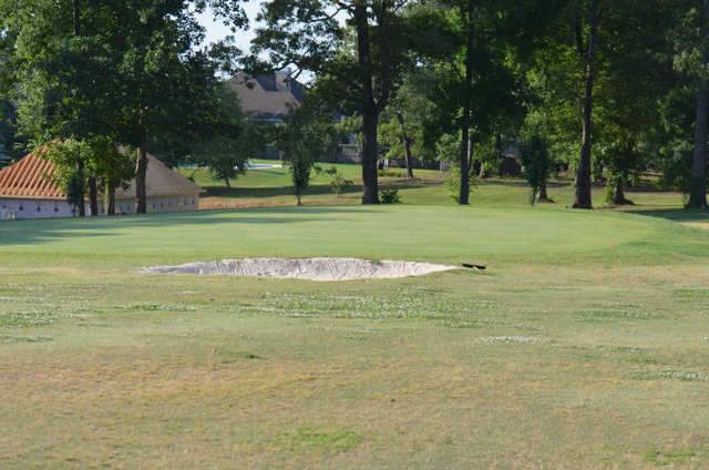 A view of a green at Roanoke Country Club.