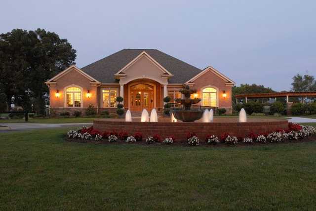 A view of the clubhouse at The Challenge Golf Club