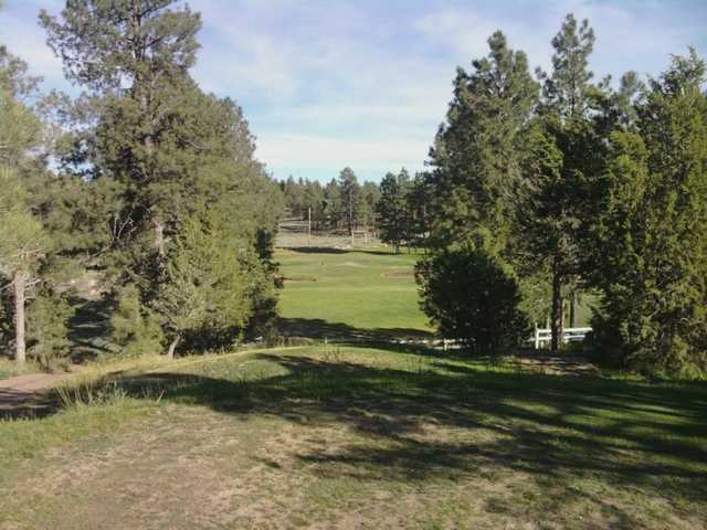 A view from tee #4 at Pine Meadow Country Club.