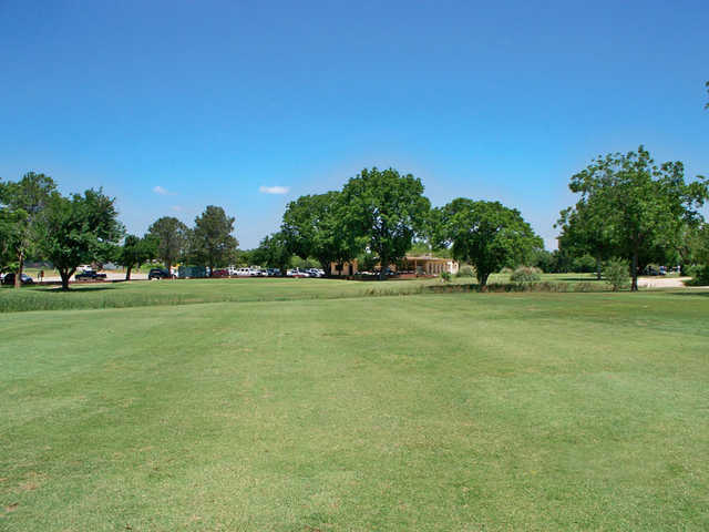 A view of hole #18 at Maxwell Golf Course.