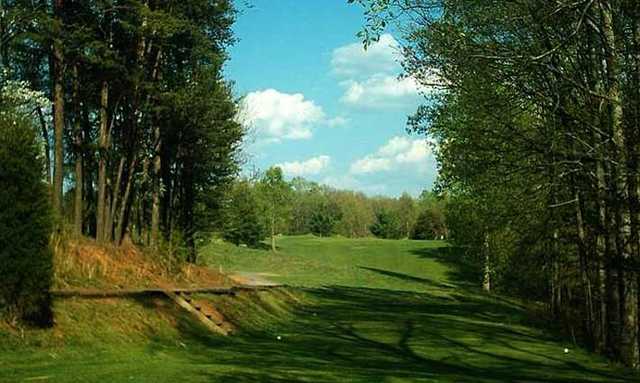 A view from a tee at Gordon Trent Golf Course.