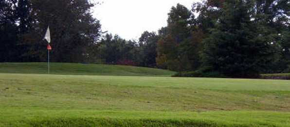 A view of green at Pine Knolls Golf Course