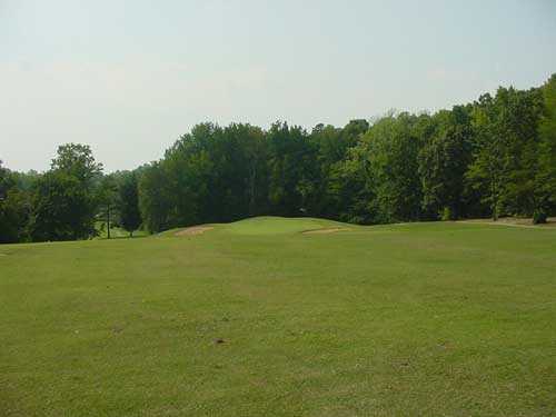 A view of green #14 at King's Mountain Country Club