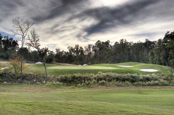 A view of green #18 at Red Bridge Golf & Country Club