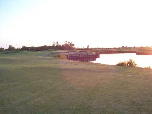 A view of the 2nd green at Thunder Bayou Golf Links.