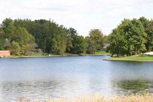 A view over the water from Idle Creek Golf Course.