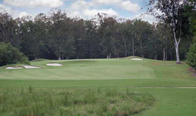 A view of the 8th green at Kilmarlic Golf Club