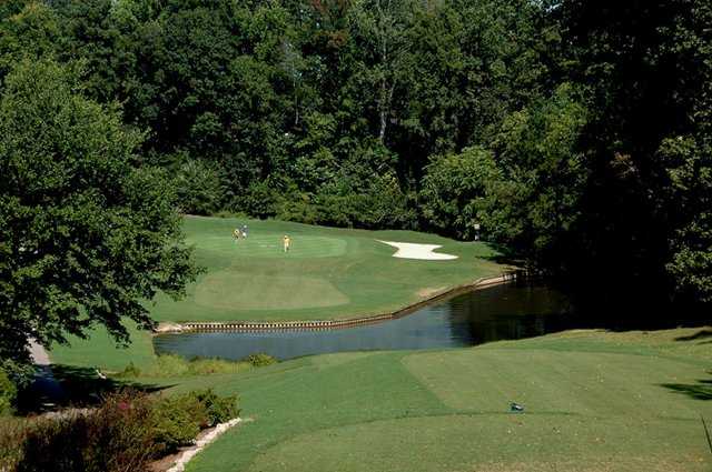 A view of hole #15 at Raleigh Golf Association