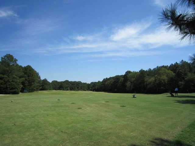 A view of the driving range at Wil-Mar Golf Club
