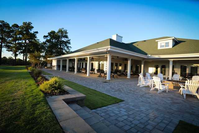 View of the clubhouse at Longleaf Golf & Family Club