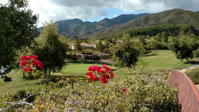 View of a green at Glen Ivy Golf Club