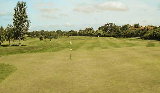 A view of the 3rd green at Eaton Golf Club.