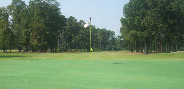 A view of a green at Cardinal Country Club