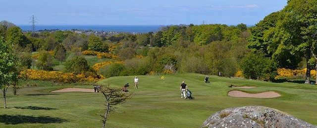 A sunny day view from Clandeboye Golf Club.