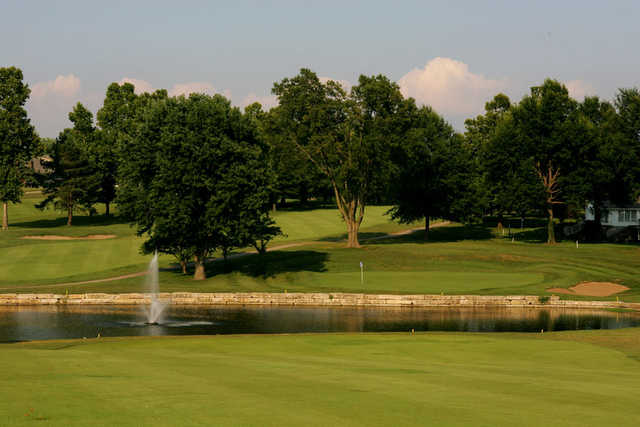 A view of the 12th hole at Blue Springs Country Club