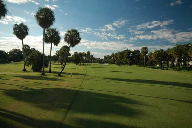View from the middle of the 14th fairway from Cypress at Palm-Aire Country Club