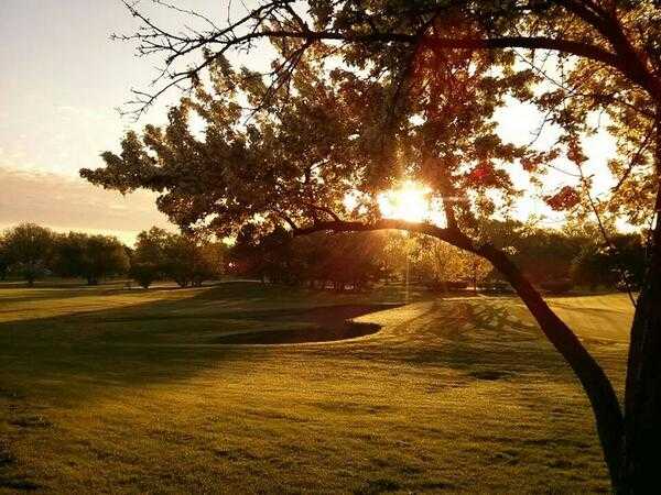 A sunny day view from Robert A. Black Golf Club.