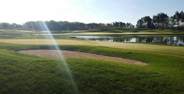 A morning day view of hole #1 at Praire from The Ivanhoe Club.