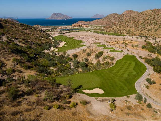 Looking back from the 3rd green at TPC Danzante Bay